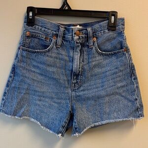 Madewell Blue Jean Denim Shorts